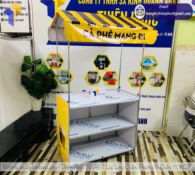 bảng giá xe cafe take away lưu động TPHCM Quận 12