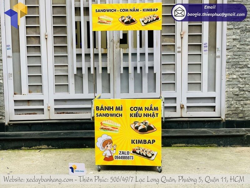 Đặt mua mẫu quầy bán cơm nắm lề đường giá rẻ Đặt mua mẫu quầy bán cơm nắm lề đường giá rẻ