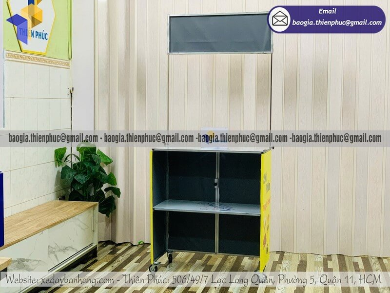 Giá quầy bán bánh mì dạo mini lắp ráp ngoài trời cho người khởi nghiệp bán vỉa hè hội chợ