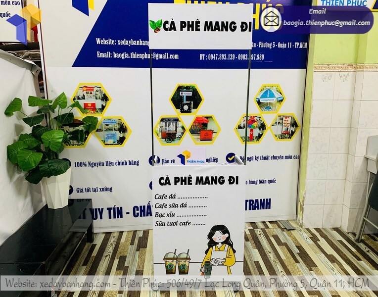 giá xe bán cafe mang đi quận 11