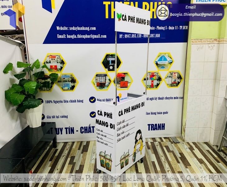 xưởng thiết kế xe bán cafe mang đi Quãng Ngãi