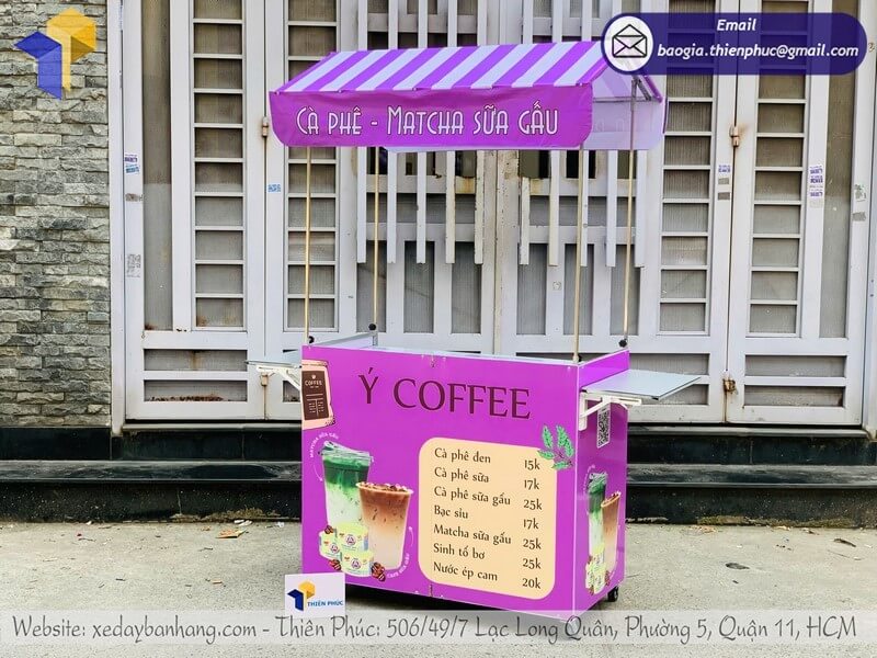 Làm mẫu kệ cafe dạo xếp gọn ngoài trời đẹp bán xưởng sản xuất bán tuyến phố