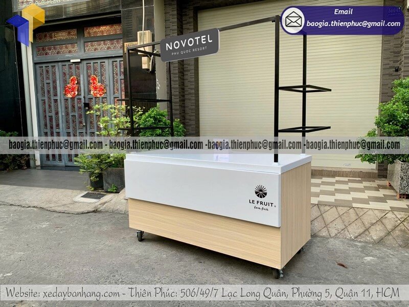 Nơi gia công quầy trưng bày nước ép cao cấp ngoài trời rẻ phục vụ bán ngoài trời lưu động