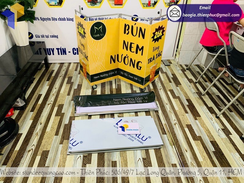 xe bán bún có mái che lưu động Tây Ninh