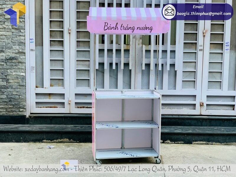 Xe bán bánh tráng lề đường giao ngay giá tốt, ưu đãi đặt cọc nhanh